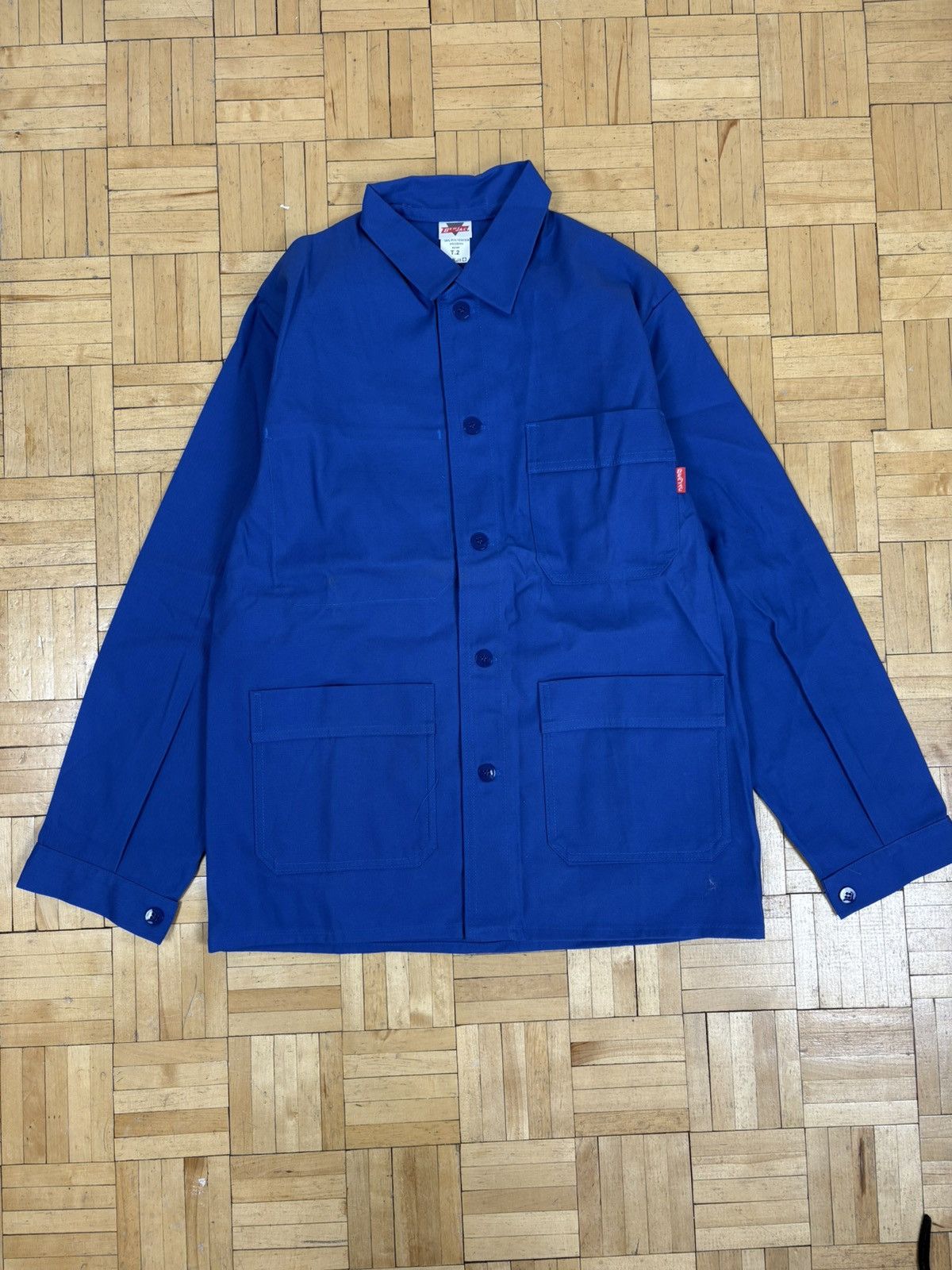 Vintage berjac French chore coat jacket Size US M / EU 48-50 / 2 - 2 Thumbnail