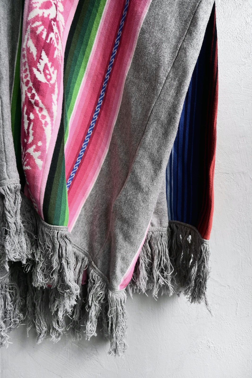 Sacai Sacai 16SS Fringed Poncho Hoodie Size US S / EU 44-46 / 1 - 7 Thumbnail