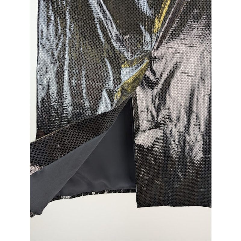 Alexander McQueen o1rshd1 Tarpaulin Pencil Midi Skirt in Black Size 27" / US 4 / IT 40 - 8 Thumbnail