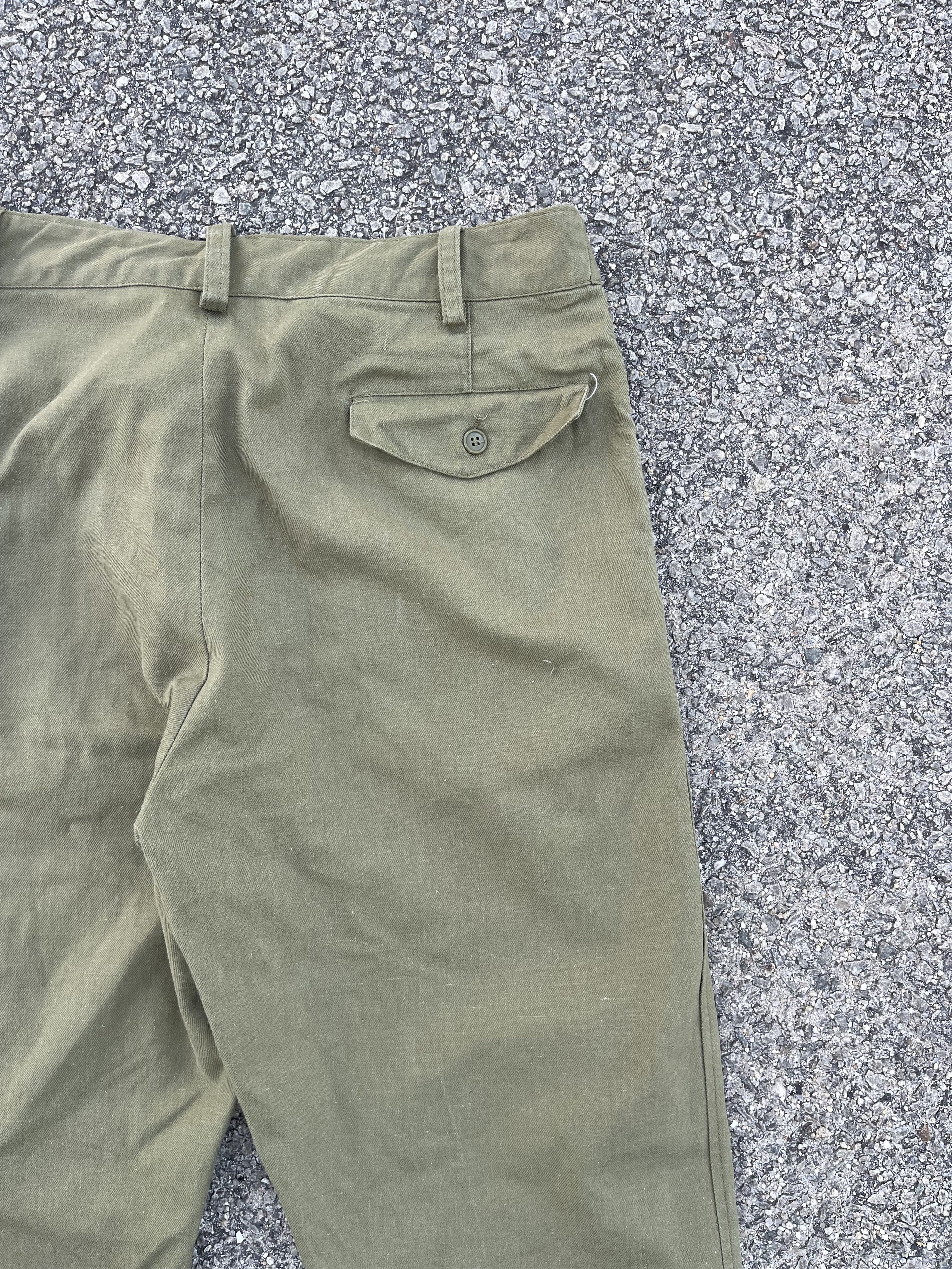 Vintage Vtg 50s - 60s Era OG Usa Army Trouser Size US 32 / EU 48 - 9 Thumbnail