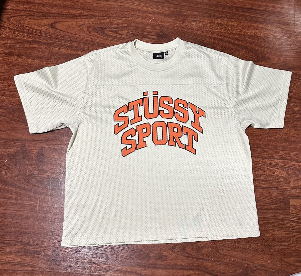 Stussy Stussy Team Jersey 80 - Natural | Grailed