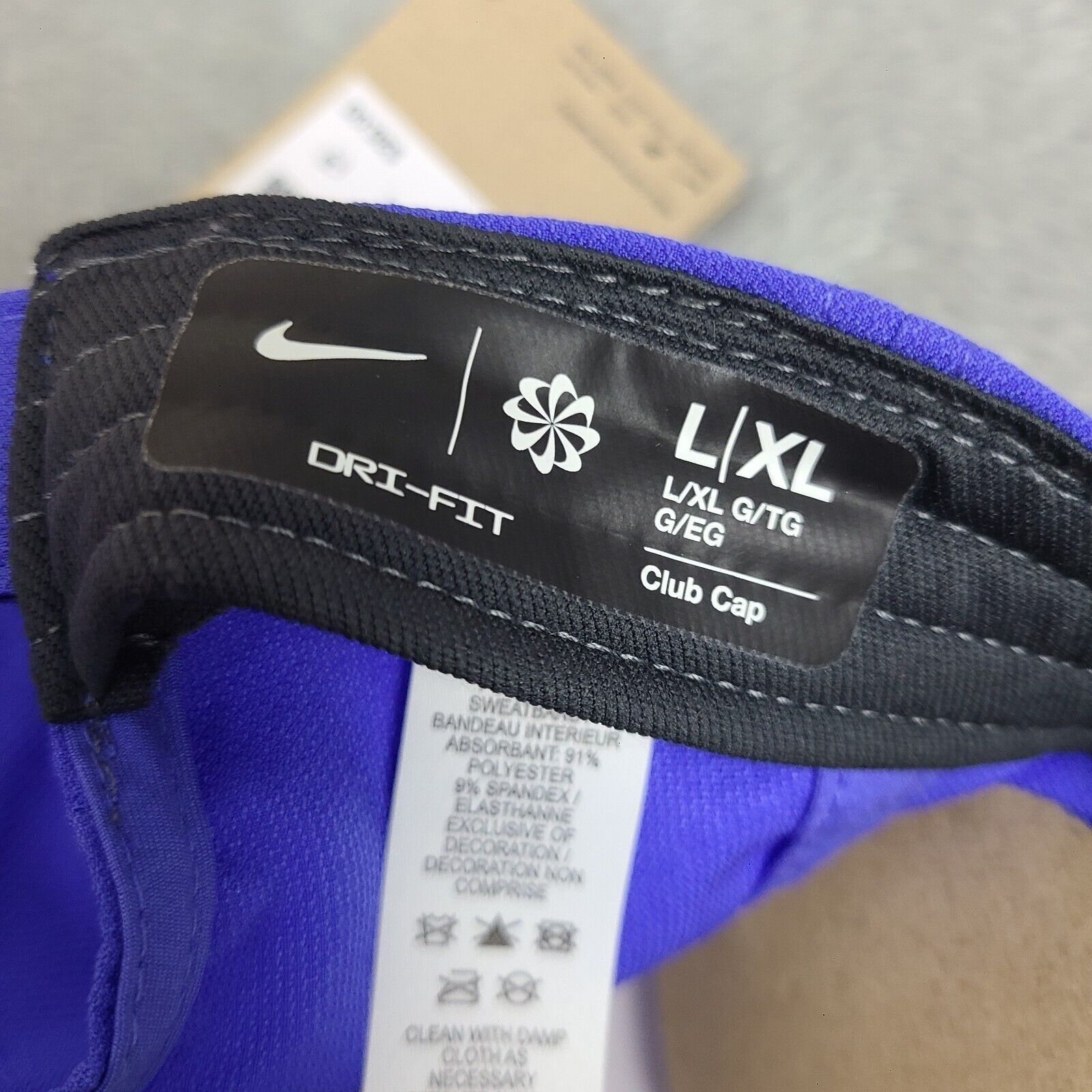 Nike Nike Hat Mens Adjustable Dri FIT Club Cap Structured Swoosh Size ONE SIZE - 8 Thumbnail