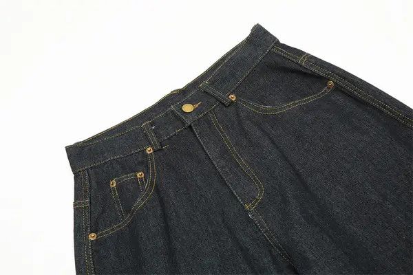 Japanese Brand American high street loose wide-leg versatile jeans Size US 32 / EU 48 - 4 Thumbnail