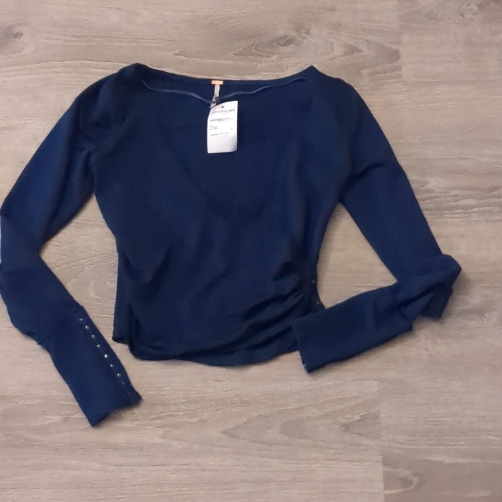 Free People Free people penny blue top size XS Size XS / US 0-2 / IT 36-38 - 1 Thumbnail