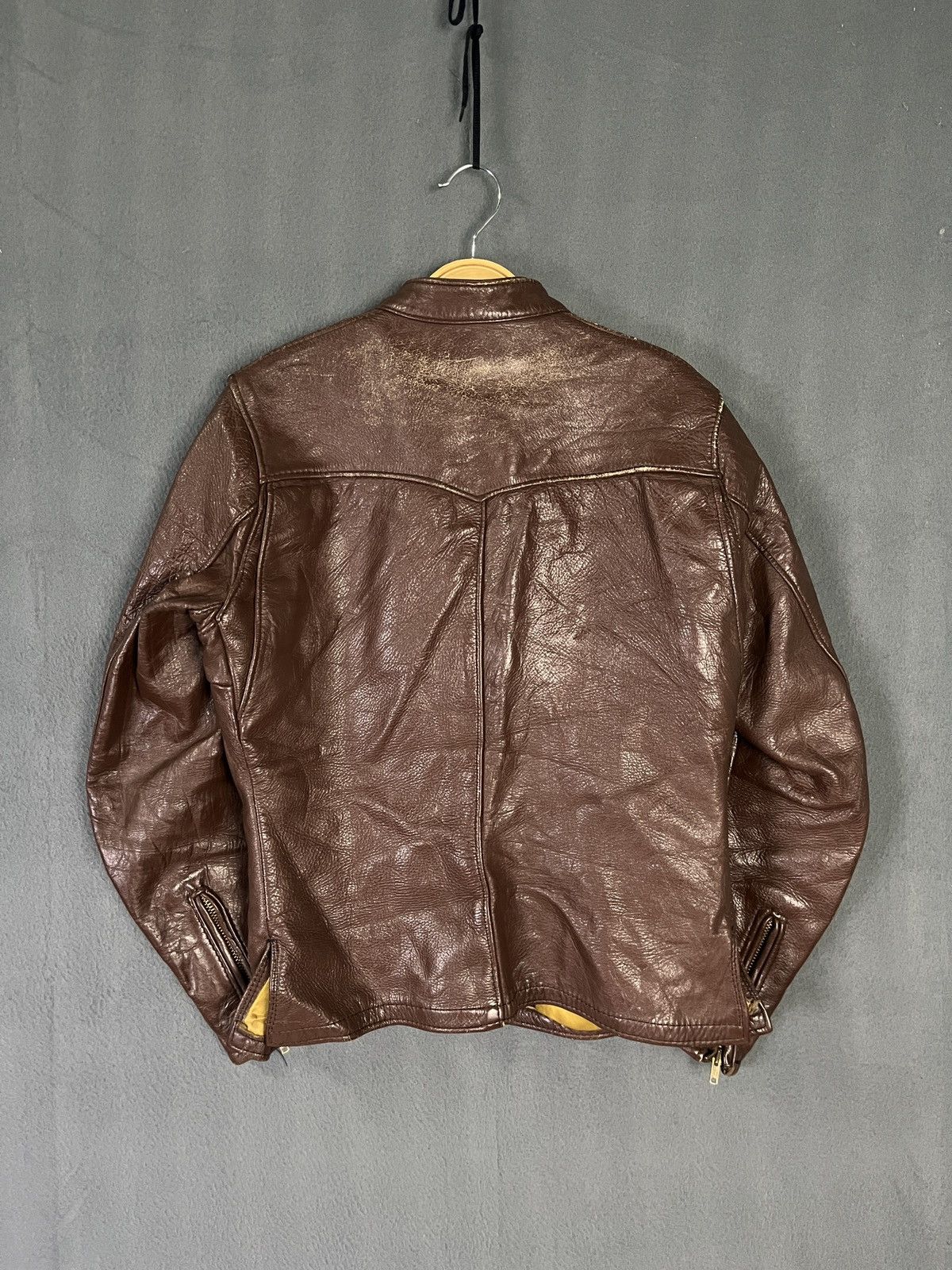 Bates Hats × Vintage Vintage 70s Bates USA Talon / SERVAL Zipper Biker Jacket Size US XS / EU 42 / 0 - 2 Thumbnail