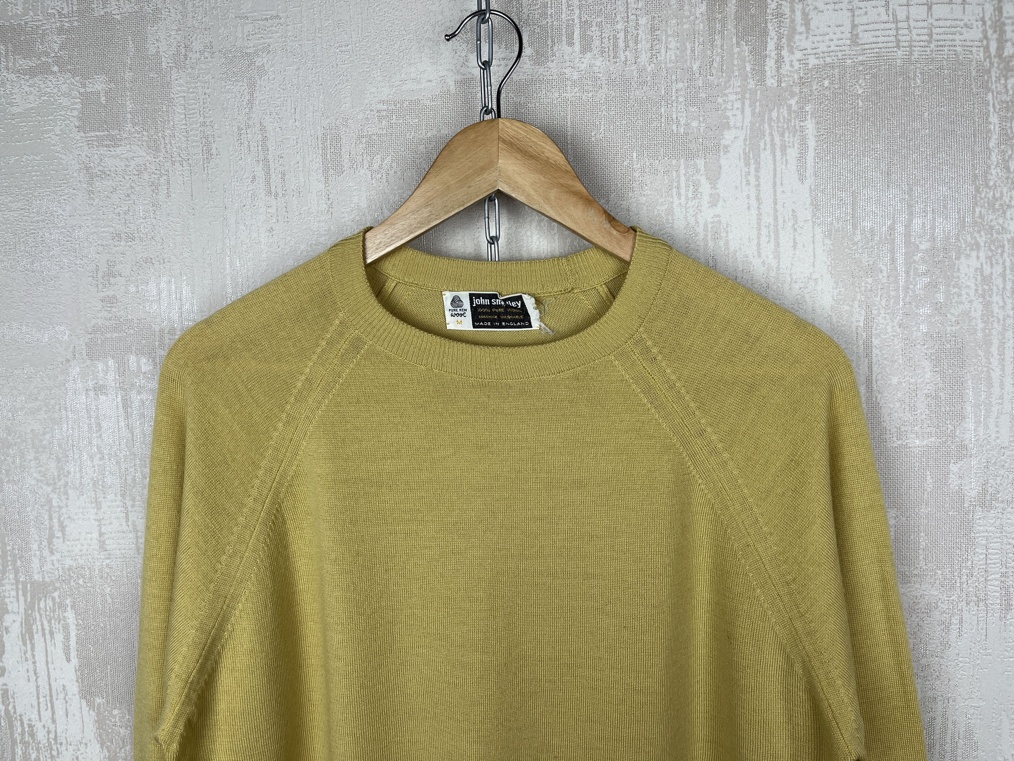 John Smedley 70s John Smedley Vintage Wool Sweater Crew Neck Size US M / EU 48-50 / 2 - 1 Thumbnail