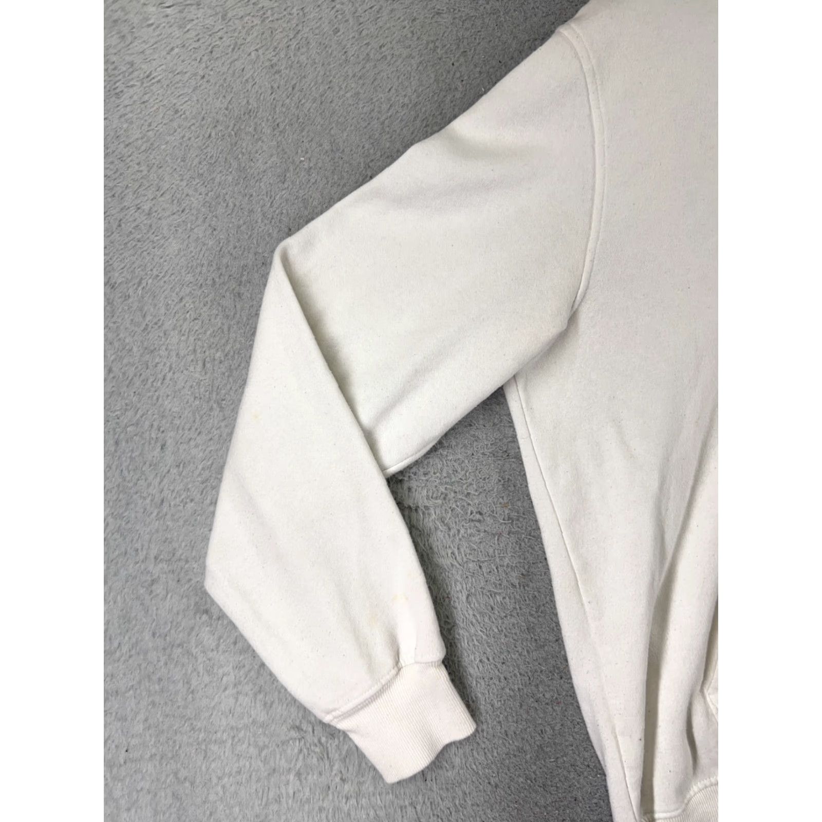 The North Face VINTAGE The North Face Hoodie Mens Pullover Shirt Regular White Cotton Blend Pocket Adult Medium White Logo 90s? Size US M / EU 48-50 / 2 - 3 Thumbnail
