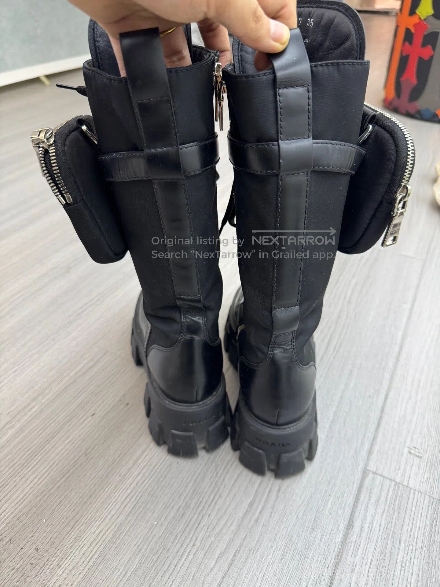 Prada Prada high boots| Size US 4.5 / IT 34.5 - 3 Thumbnail