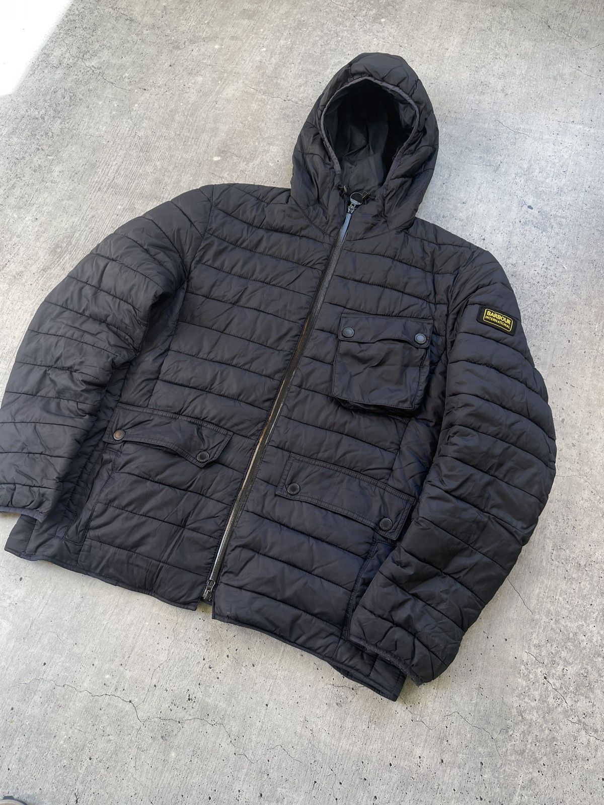 Barbour × Vintage Barbour Quilted Puffer Nylon Bolingbroke Down Jacket Size US XXL / EU 58 / 5 - 2 Thumbnail