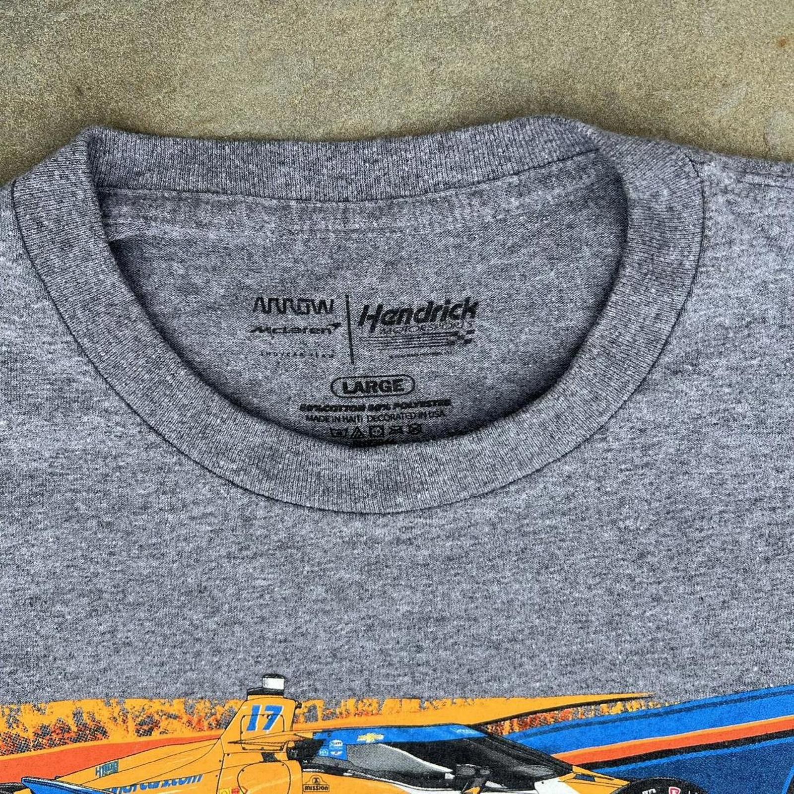 NASCAR Hendrick Motorsport NASCAR Indycar Dark Grey Racing T-Shirt Size US L / EU 52-54 / 3 - 4 Thumbnail