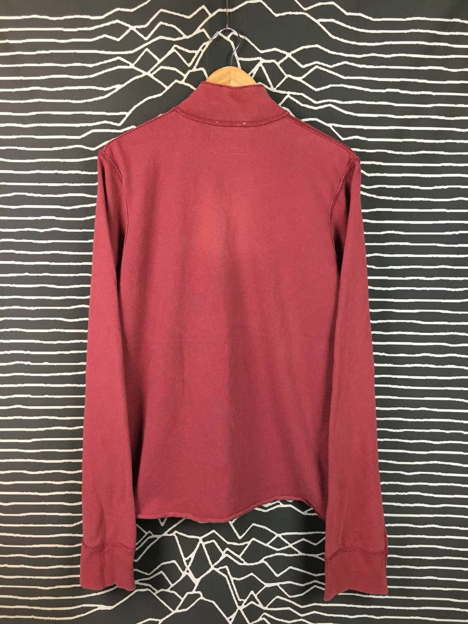 Abercrombie & Fitch Abercrombie & Fitch Athletic Issue Mock Neck Henley Tee Size US L / EU 52-54 / 3 - 6 Thumbnail