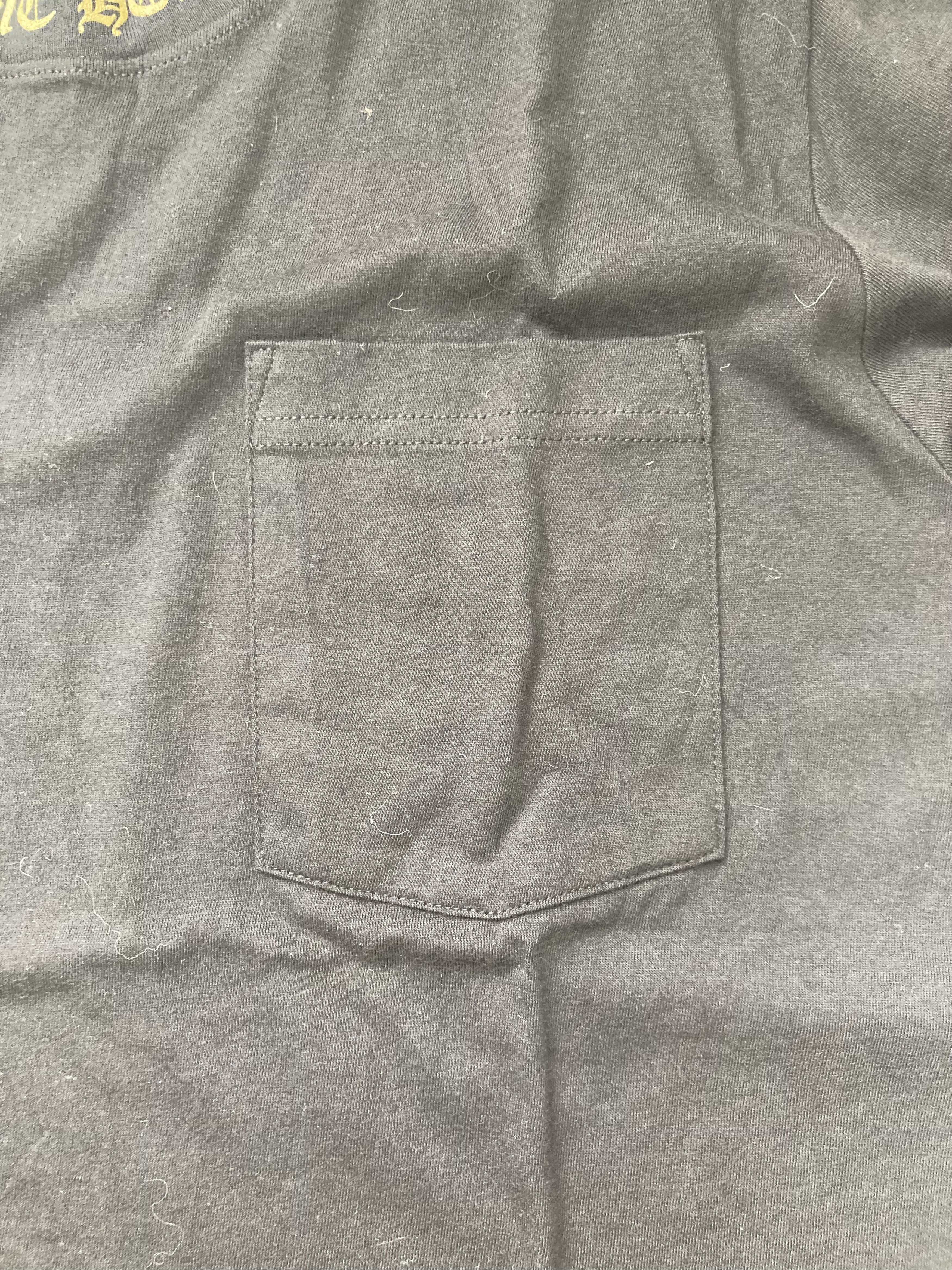 Chrome Hearts Chrome Hearts Gold Script Neck Pocket Long Sleeve T-Shirt Size US S / EU 44-46 / 1 - 5 Thumbnail