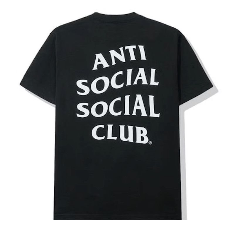 Anti Social Social Club Mind Games Logo Short Sleeve Tee Shirt Black White Size US S / EU 44-46 / 1 - 1 Thumbnail