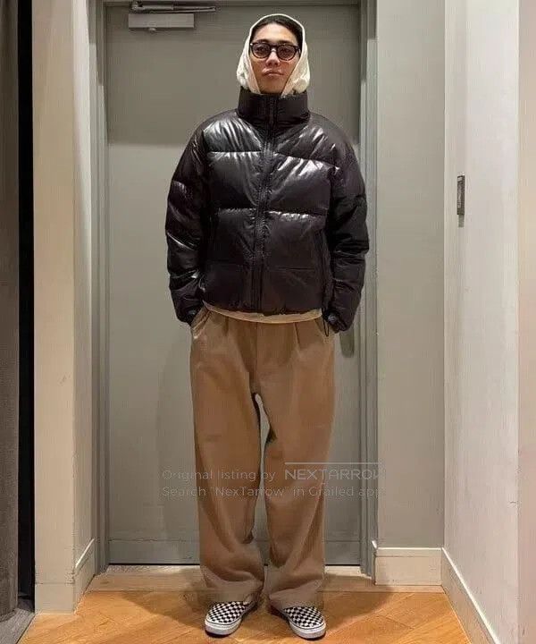 Beams Japan lightweight warm puffer jacket with stand collar. Size US M / EU 48-50 / 2 - 7 Thumbnail