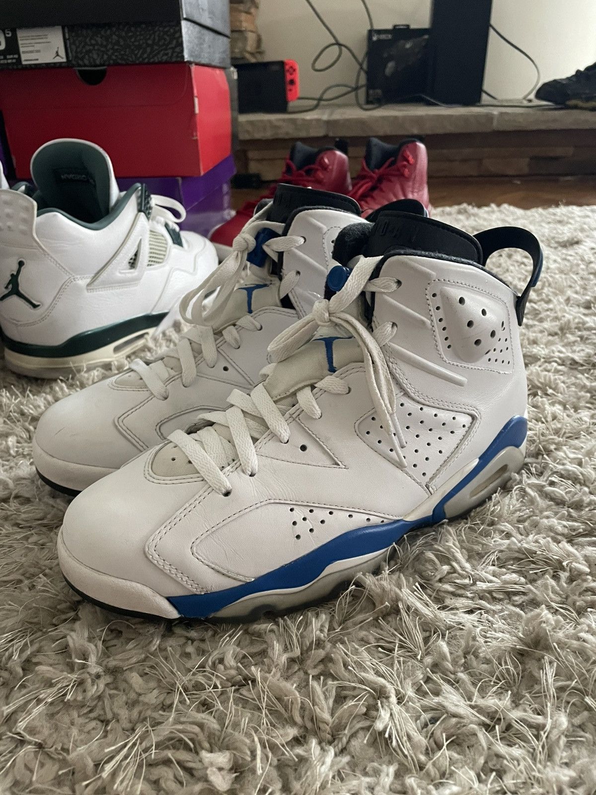Jordan Brand Jordan 6 Sport Blue Size US 9 / EU 42 - 1 Thumbnail
