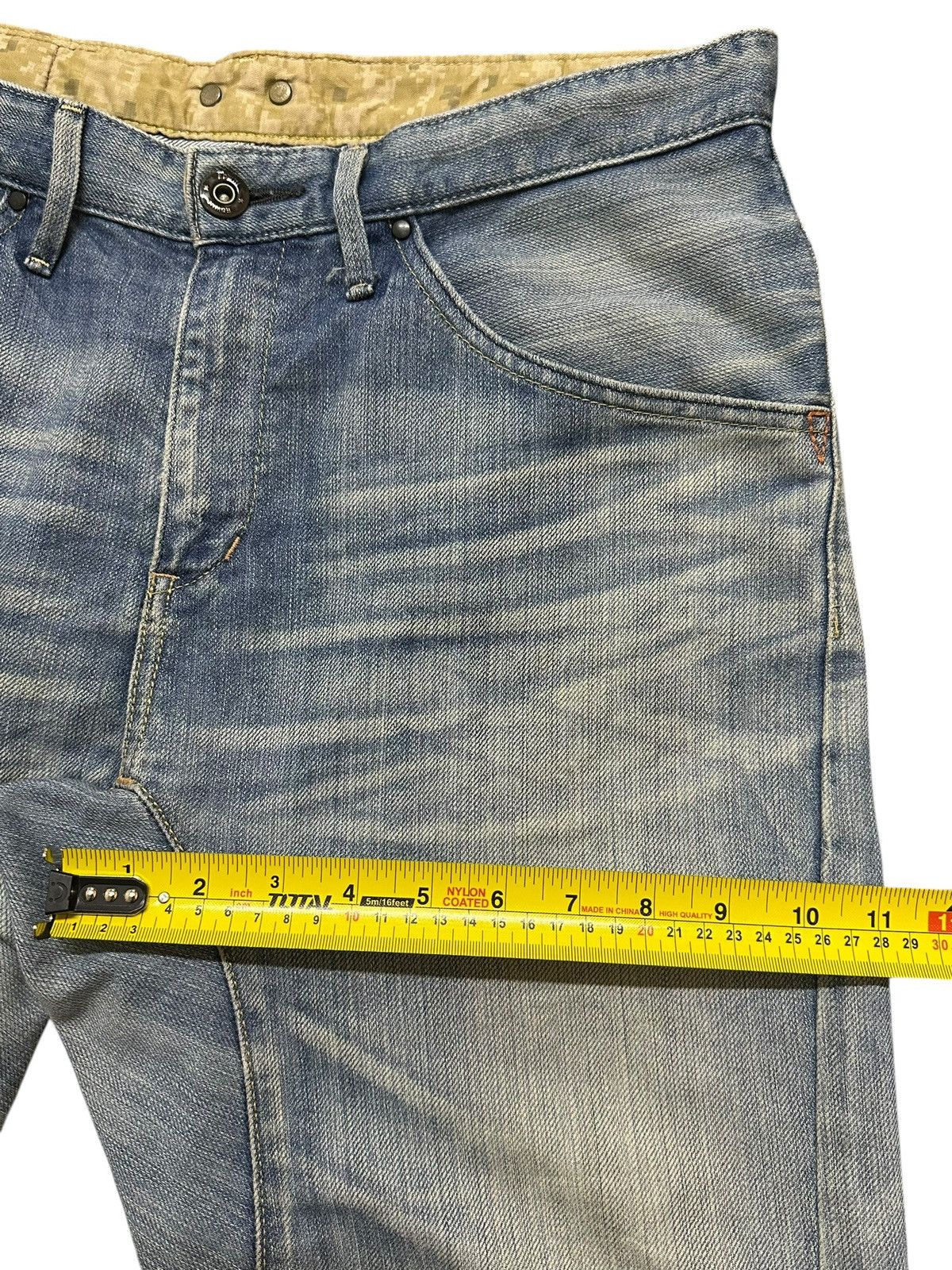 Edwin Vintage Edwin E-Function Blue Faded Wash Style Loose Jeans Size US 32 / EU 48 - 15 Thumbnail
