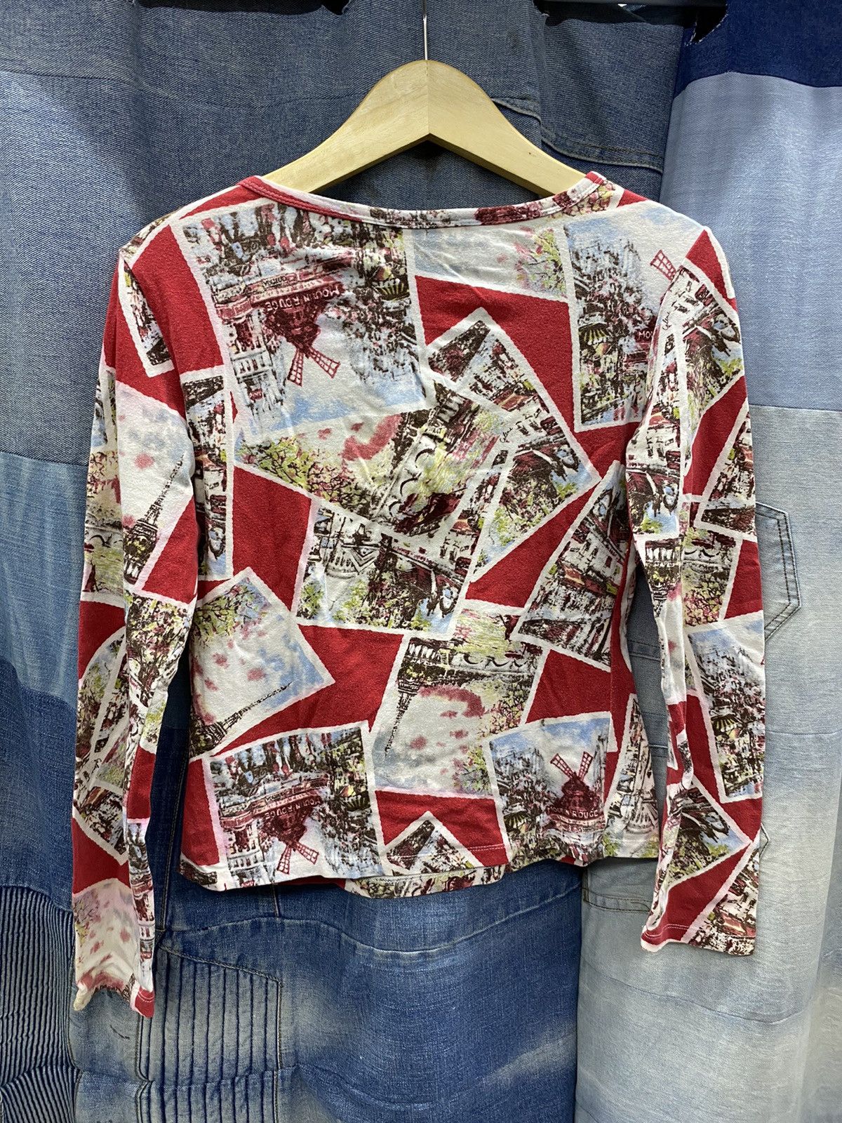 Celine vintage celine longsleeve art picture photo Size S / US 4 / IT 40 - 5 Thumbnail