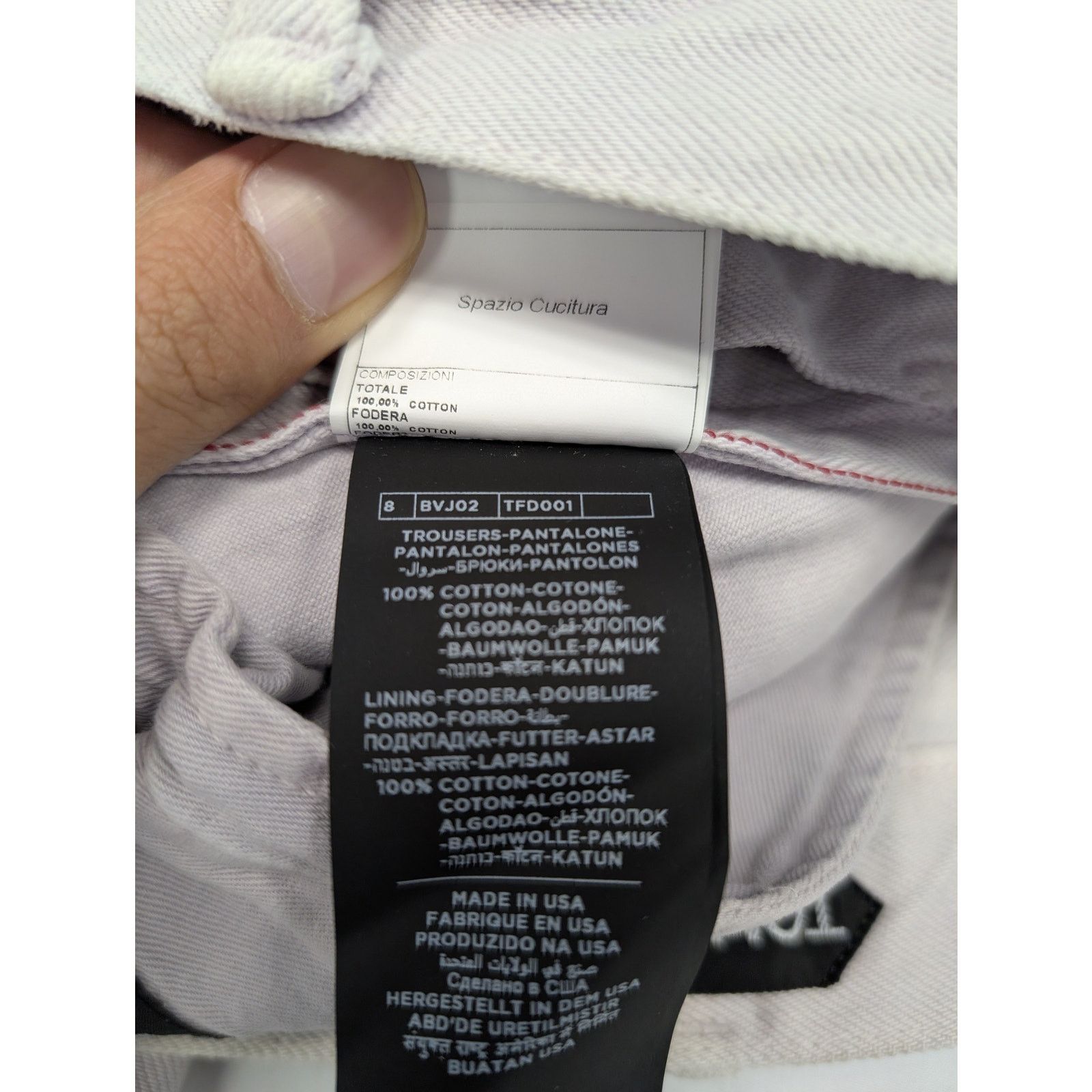 Tom Ford o1rshd1 Slim Denim Jeans in Dirty White Size US 30 / EU 46 - 19 Thumbnail