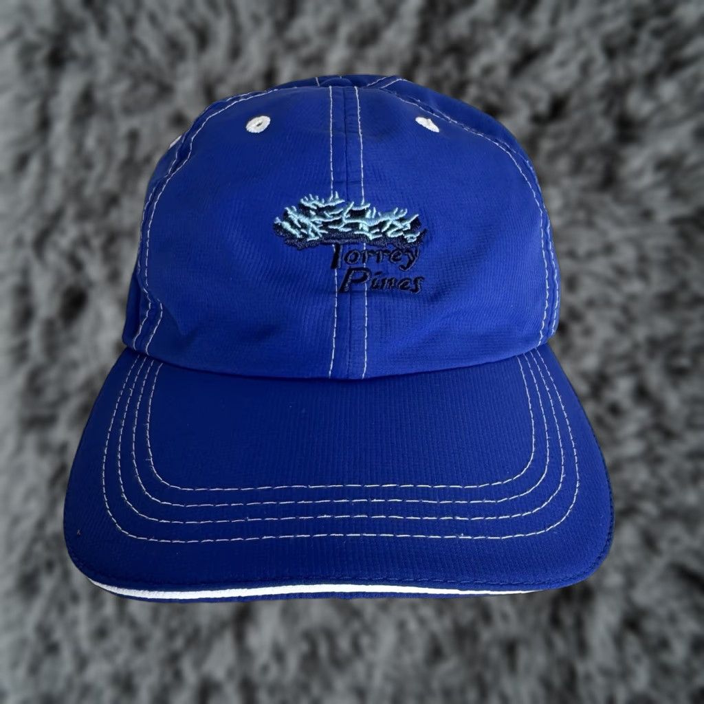 Imperial Imperial Ball Cap Hat Adjustable Torrey Pines Blue Trees Golf Logo Men Baseball Cap Size ONE SIZE - 1 Thumbnail