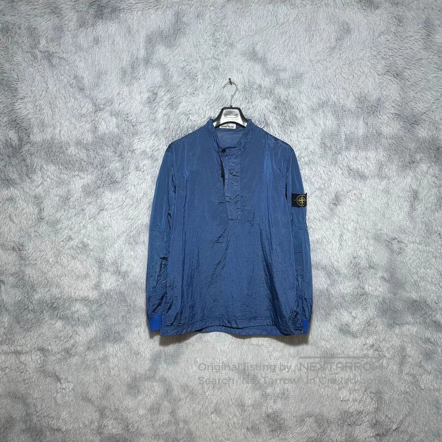 Stone Island blue half-zip jacket by Stone Island. Size US XL / EU 56 / 4 - 1 Thumbnail