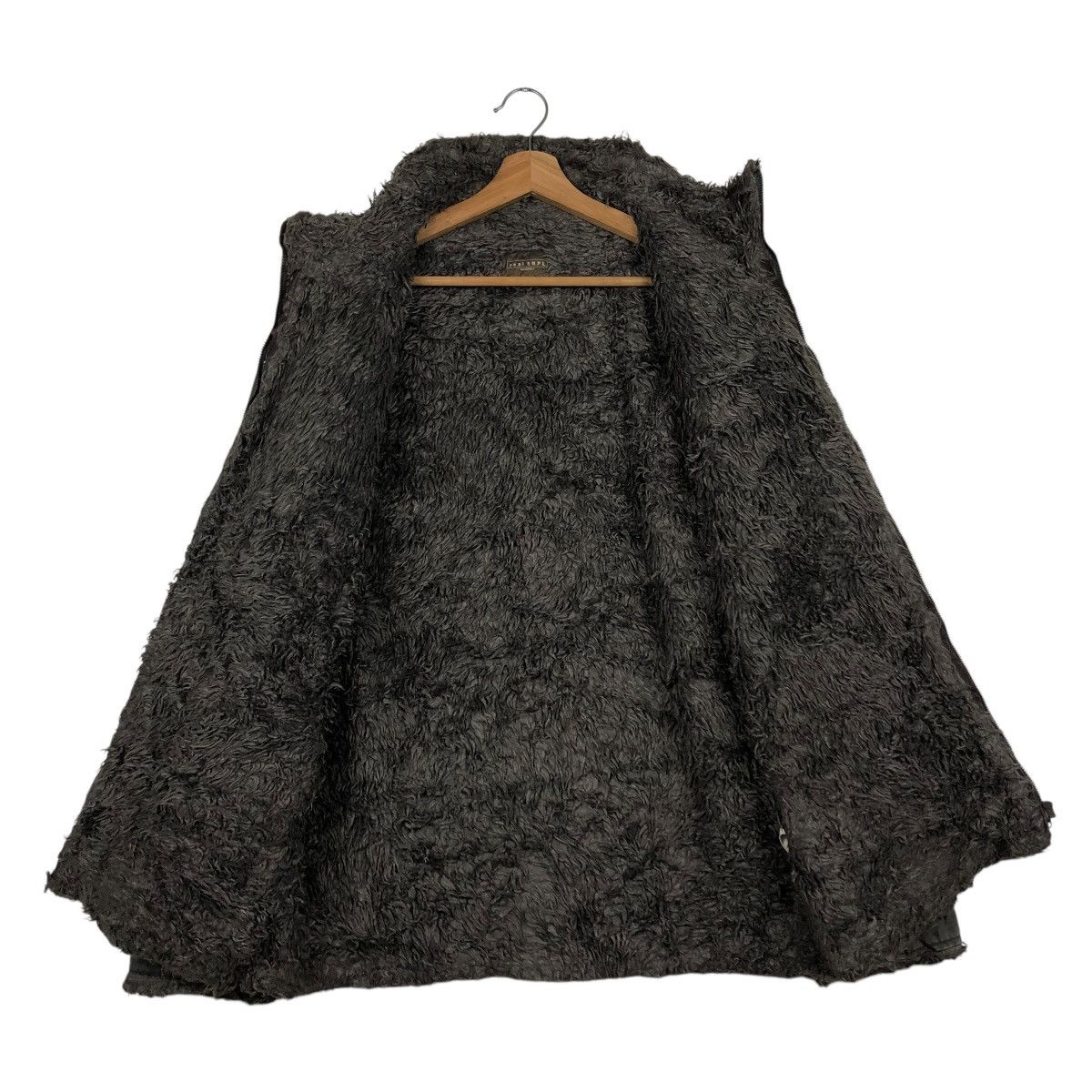 Japanese Brand 🔥VINTAGE BIKER JACKET REAL SMPL FUR BLANKET ISSEY MIYAKE Size US L / EU 52-54 / 3 - 15 Thumbnail