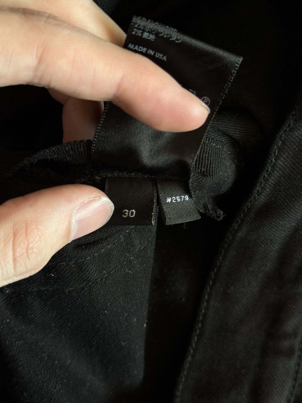 Amiri Amiri Black STAR Jeans Black Patch Size 30 Flawless 🧼 Size US 30 / EU 46 - 20 Thumbnail