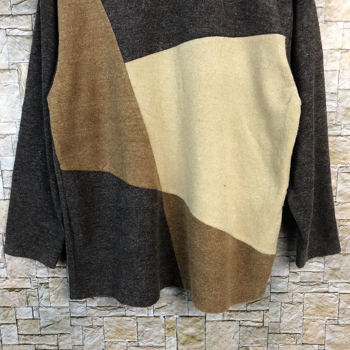 Homespun Knitwear Jilmarie patchwork design streetwear vtg sweatshirt #A526 Size M / US 6-8 / IT 42-44 - 3 Thumbnail