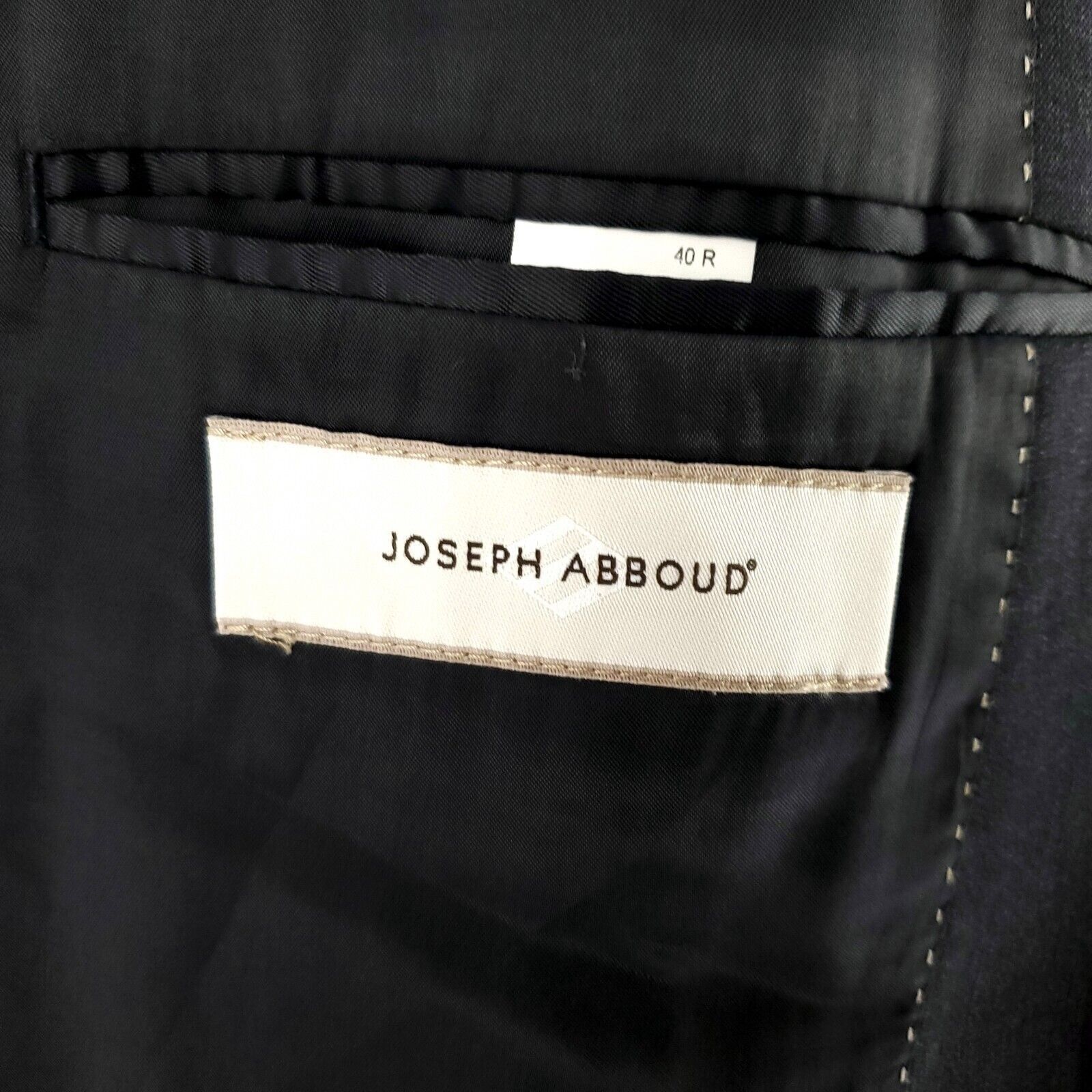 Joseph Abboud Joseph Abboud Wool 2 Button Blazer 40R Gray Size 40R - 7 Thumbnail