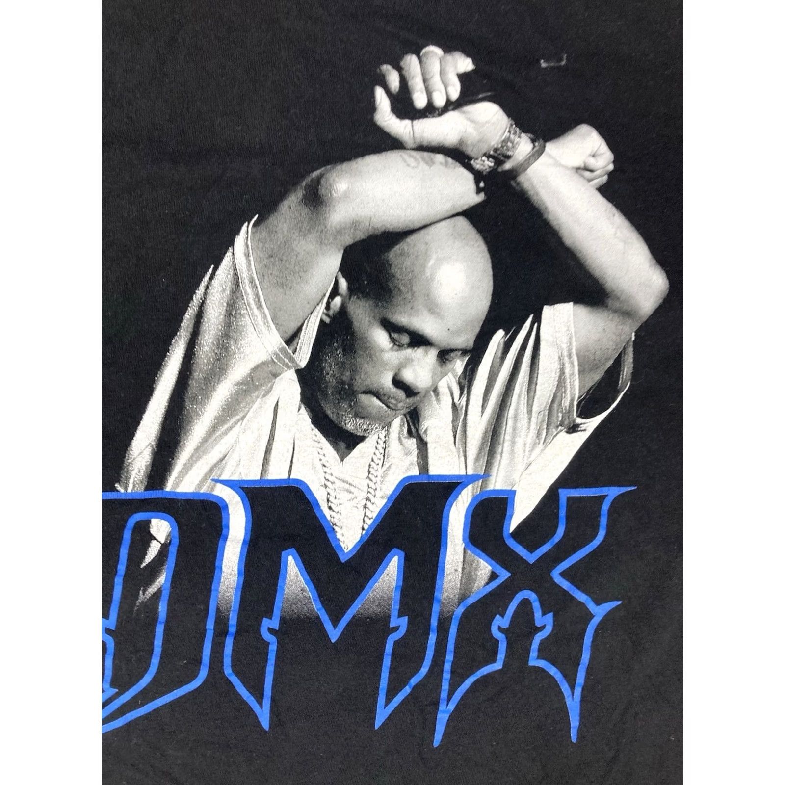 Vintage DMX T-Shirt Women XL Black Short Sleeve Crew Neck Pullover Casual Hip Hop Music Size XL / US 12-14 / IT 48-50 - 2 Thumbnail