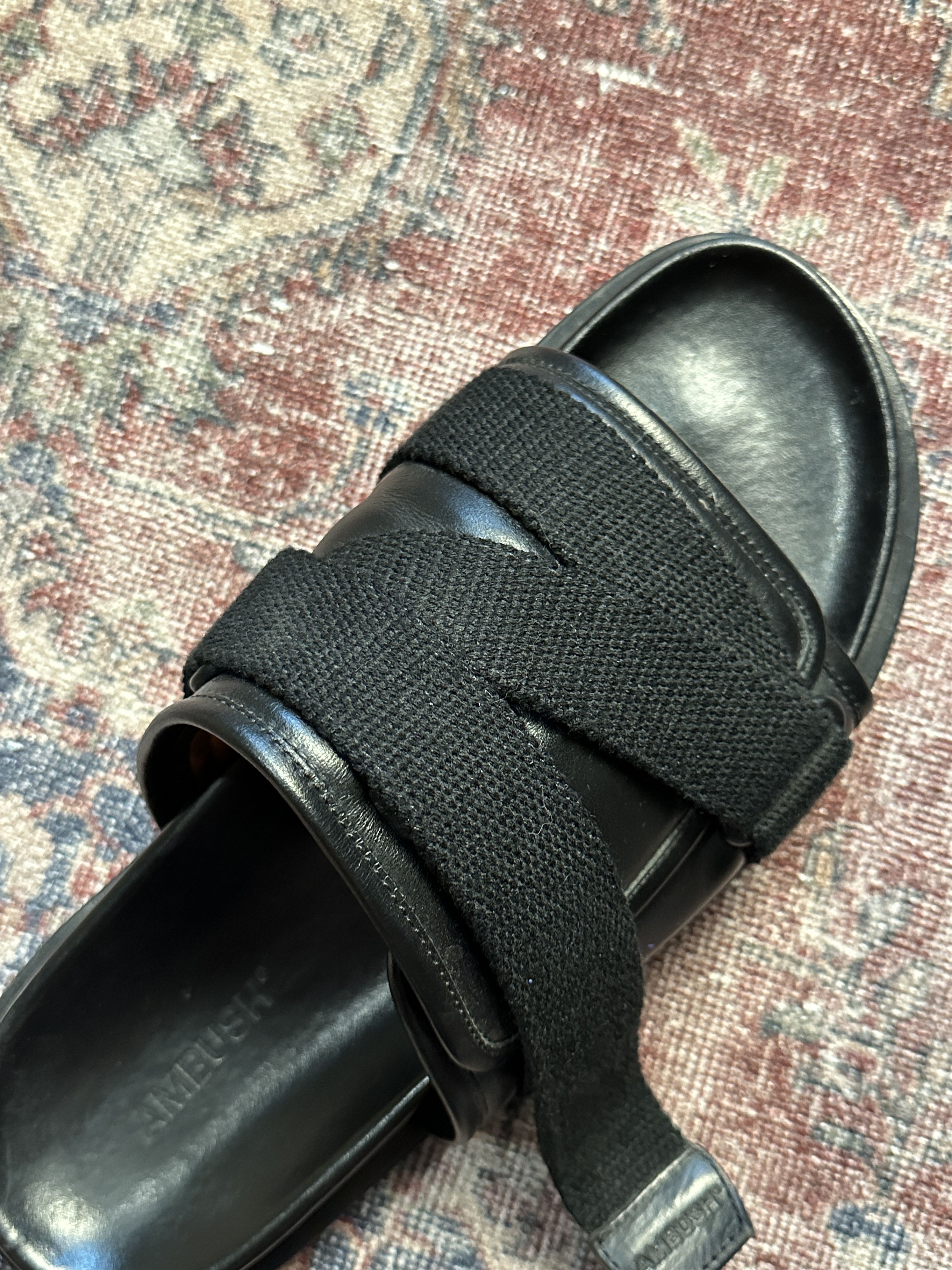 Ambush Design Ambush Padded Leather Sandals Size US 10 / EU 43 - 17 Thumbnail