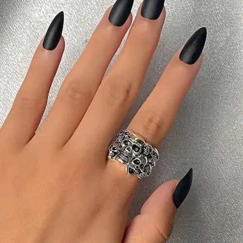 Other Mini Skulls Adjustable Ring Size ONE SIZE - 3 Thumbnail