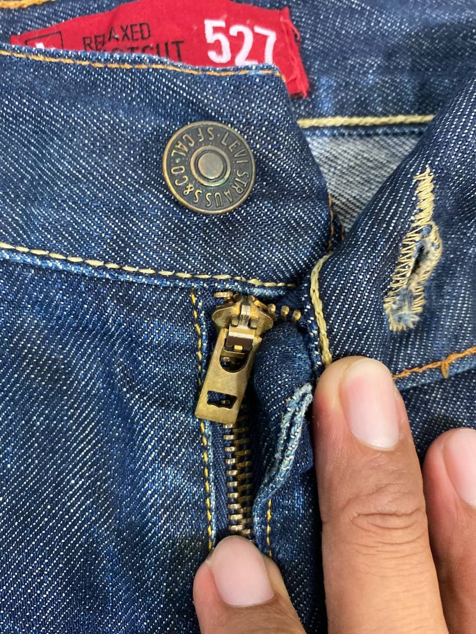 Levi's levis 527 bootcut flare distressed denim nice design Size US 36 / EU 52 - 10 Thumbnail