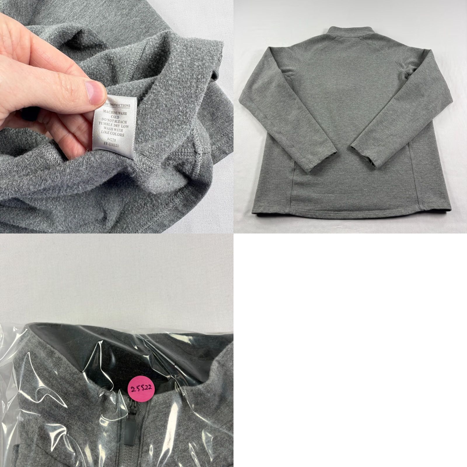 Vintage Free Fly Shirt Mens M Gray 1/4 Zip Pullover Stretch Bamboo Performance Activewear Casual Size US M / EU 48-50 / 2 - 8 Thumbnail