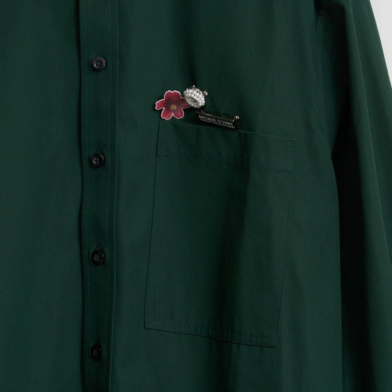 Song For The Mute Song For The Mute Men's badge long-sleeved shirt Size US S / EU 44-46 / 1 - 6 Thumbnail