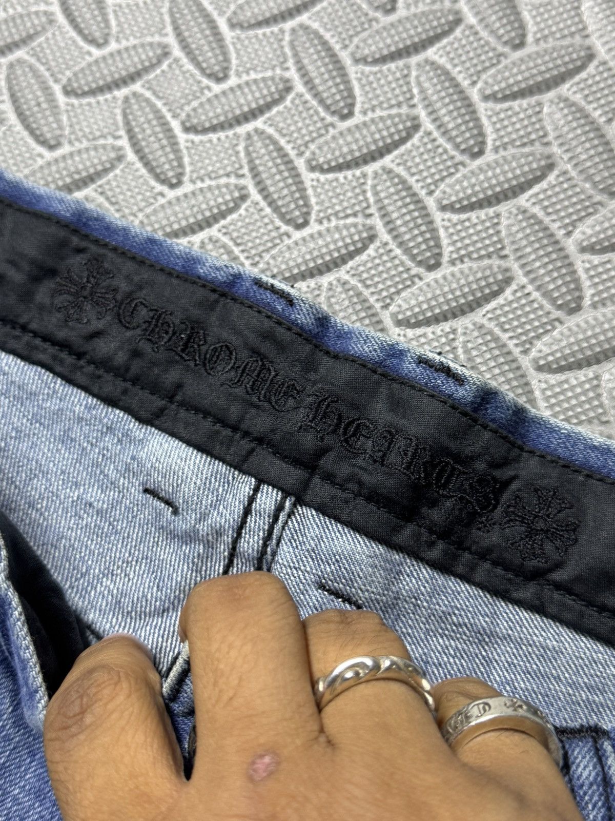 Chrome Hearts Chrome Hearts - Denim Sexy Shorts Custom Order Size 26" / US 2 / IT 38 - 4 Thumbnail