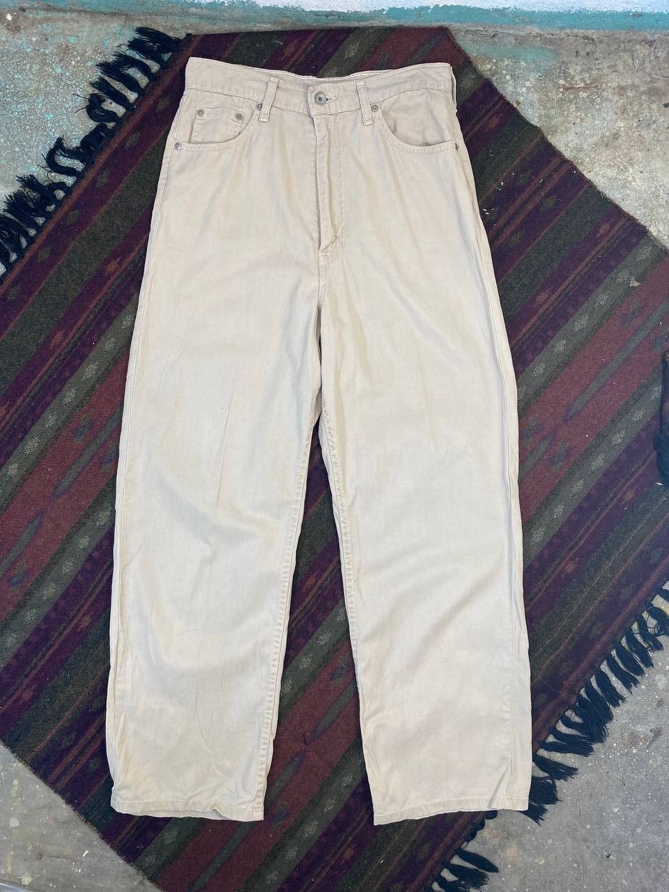 Levi's vintage levis 520 white tab slack denim nice design Size US 30 / EU 46 - 7 Thumbnail
