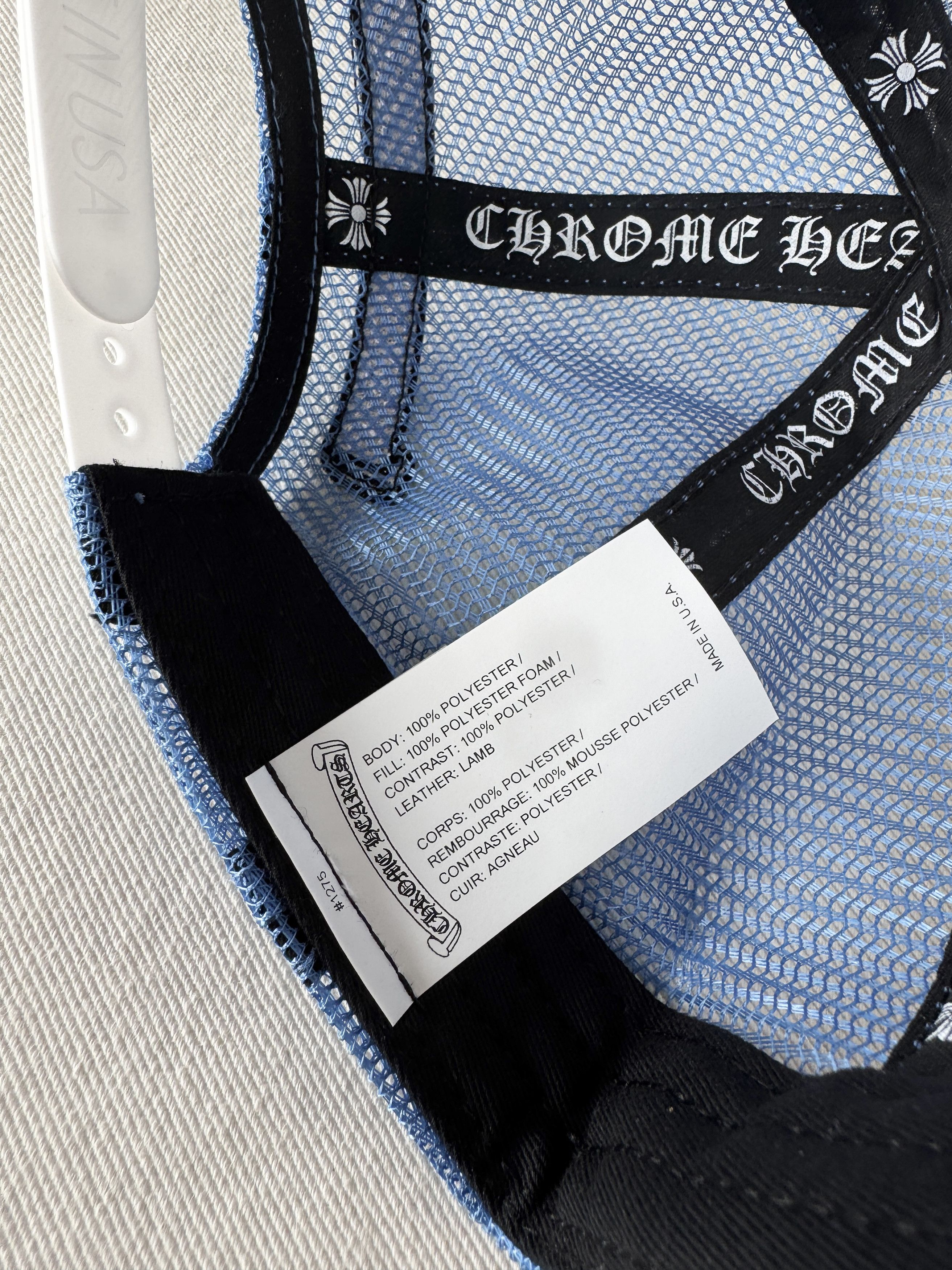 Chrome Hearts Blue Cemetery Trucker Hat Size ONE SIZE - 7 Thumbnail