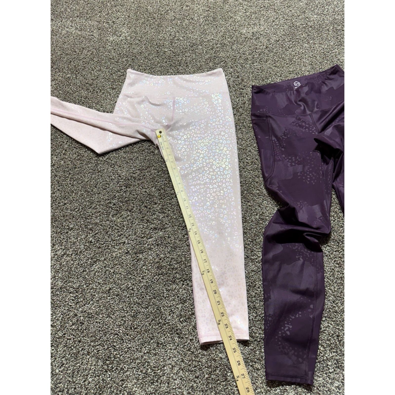 Under Armour Under Armour & Zyia Women's Leggings Medium 8-10 Pink Purple Lot Of 2 Size 32" / US 10 / IT 46 - 7 Thumbnail
