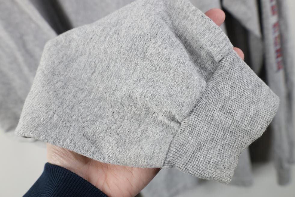 Vintage Vintage 90s Streetwear Long Sleeve Polo Shirt Gray Size US XXL / EU 58 / 5 - 11 Thumbnail