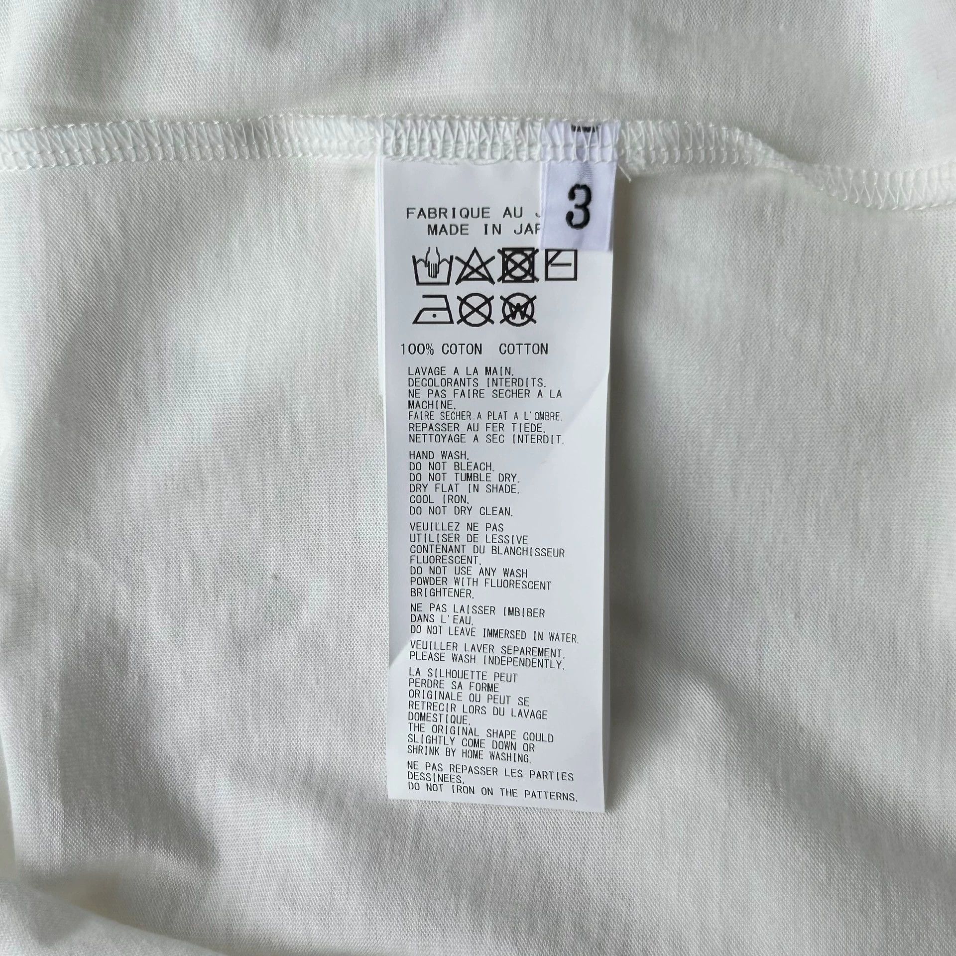 Yohji Yamamoto Yohji Yamamoto 24SS Poker Print Long Sleeve Tee Size US L / EU 52-54 / 3 - 6 Thumbnail
