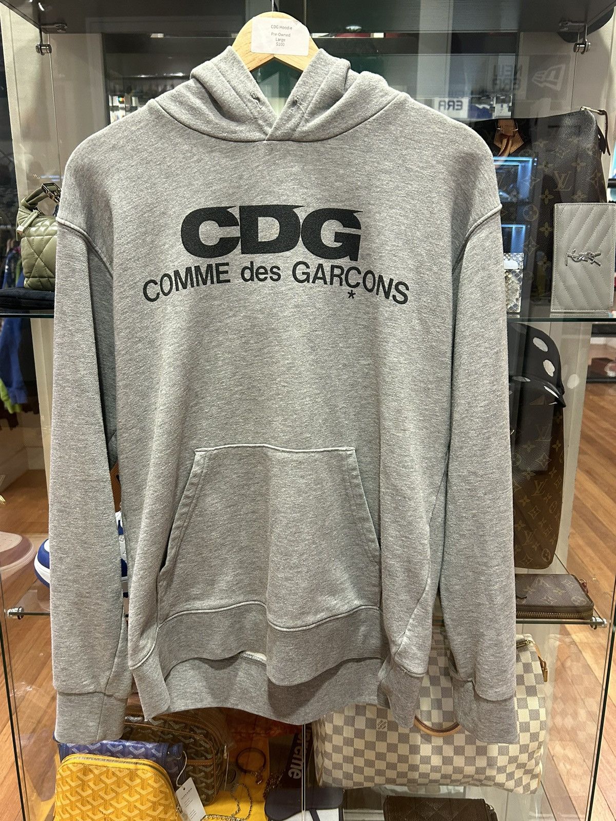 Cdg gray hoodie shop