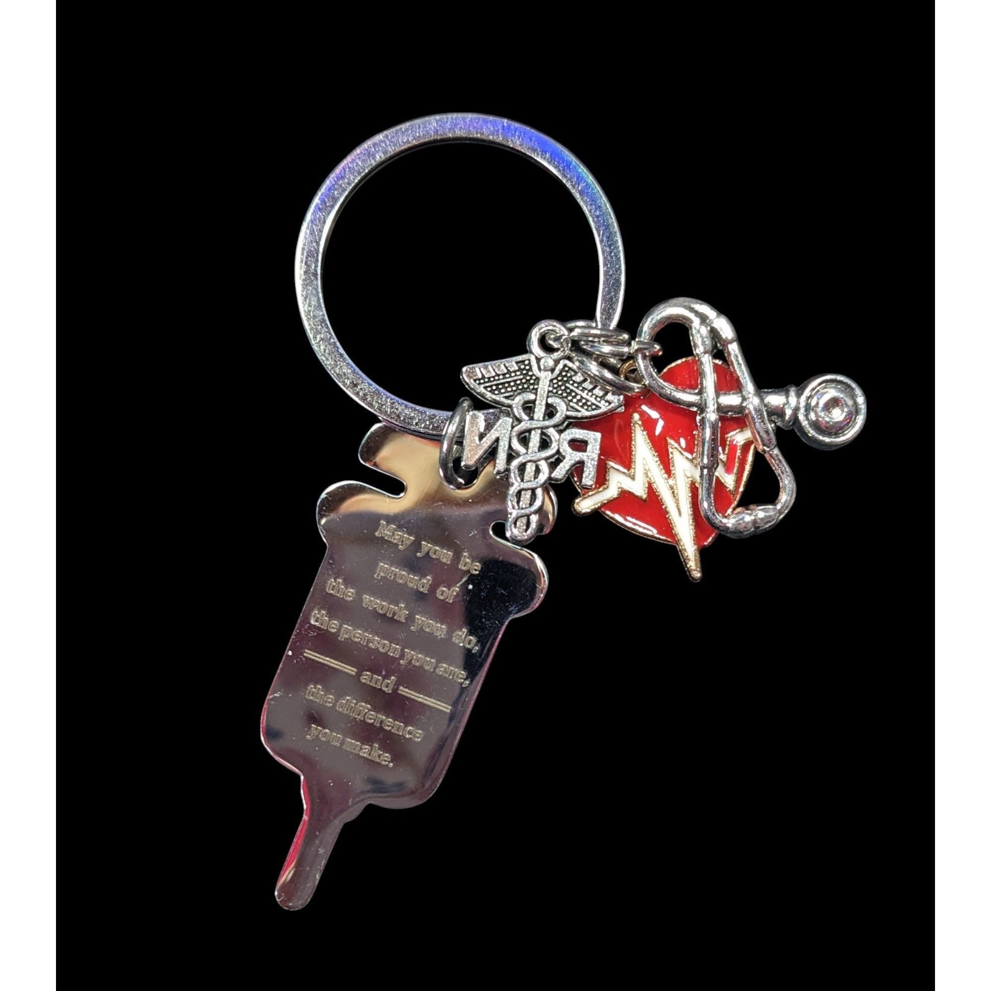 Other RN Nursing Motivational Multi Charm Keychain Size ONE SIZE - 1 Thumbnail