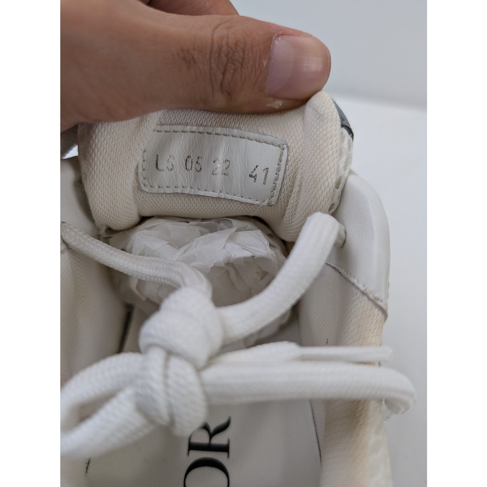 Dior o1rshd1 B22 Sneakers in White Silver Fluo Green Size US 8 / EU 41 - 17 Thumbnail
