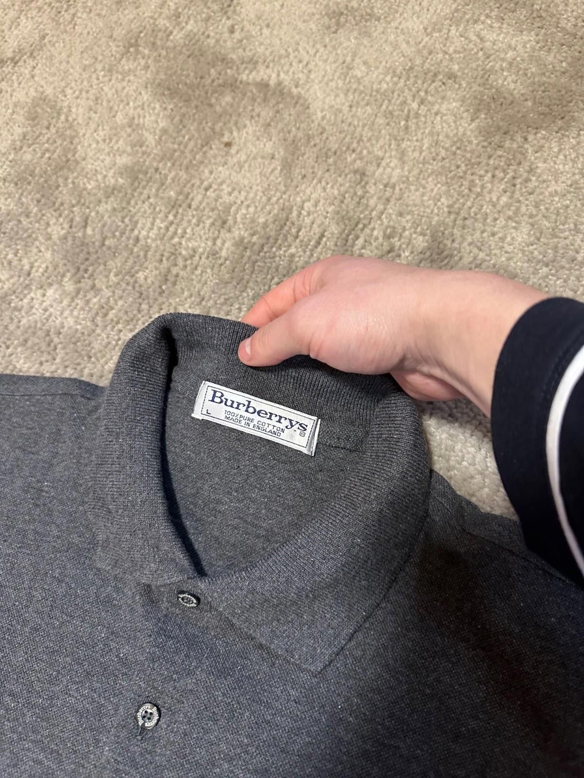 Burberry Vintage Burberrys Polo Shirt Sz L Size US L / EU 52-54 / 3 - 4 Thumbnail