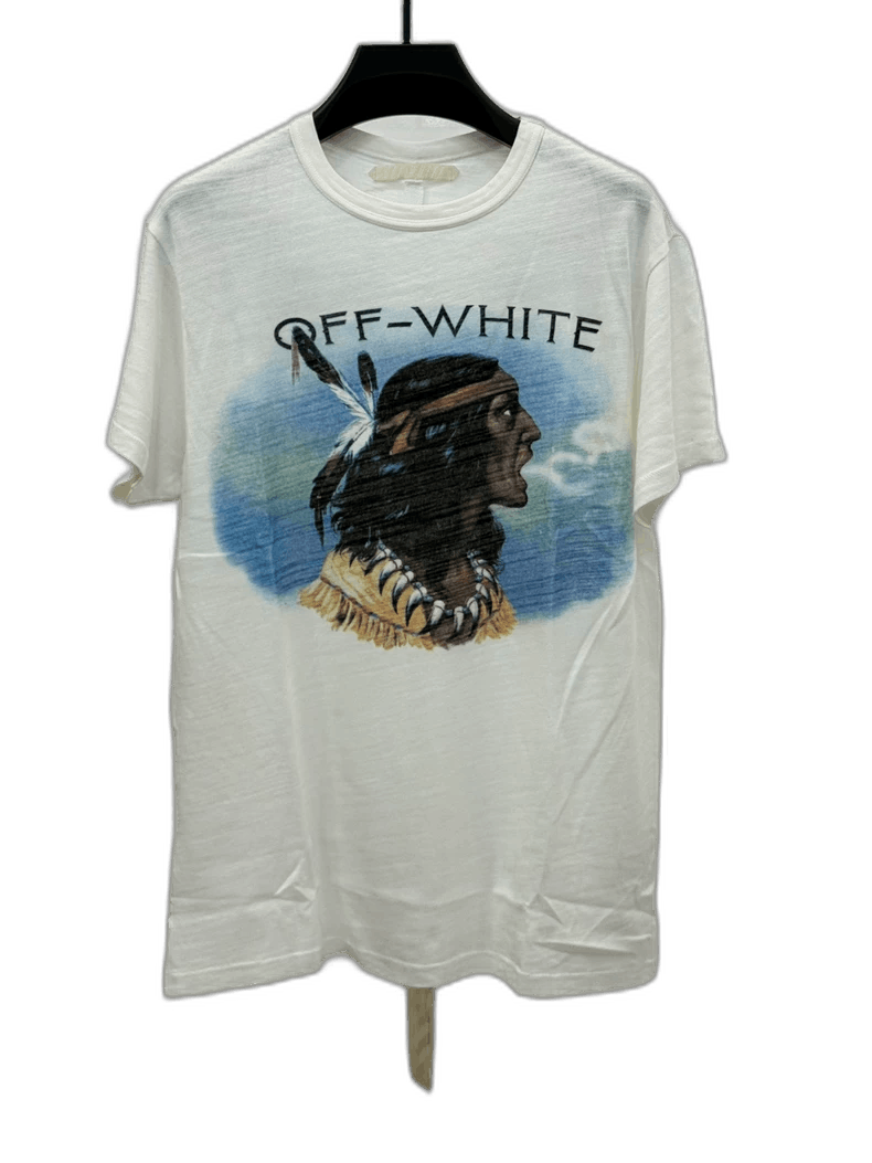 Off-White Off-White Indian Print Men's T-Shirt Size US XS / EU 42 / 0 - 1 Thumbnail