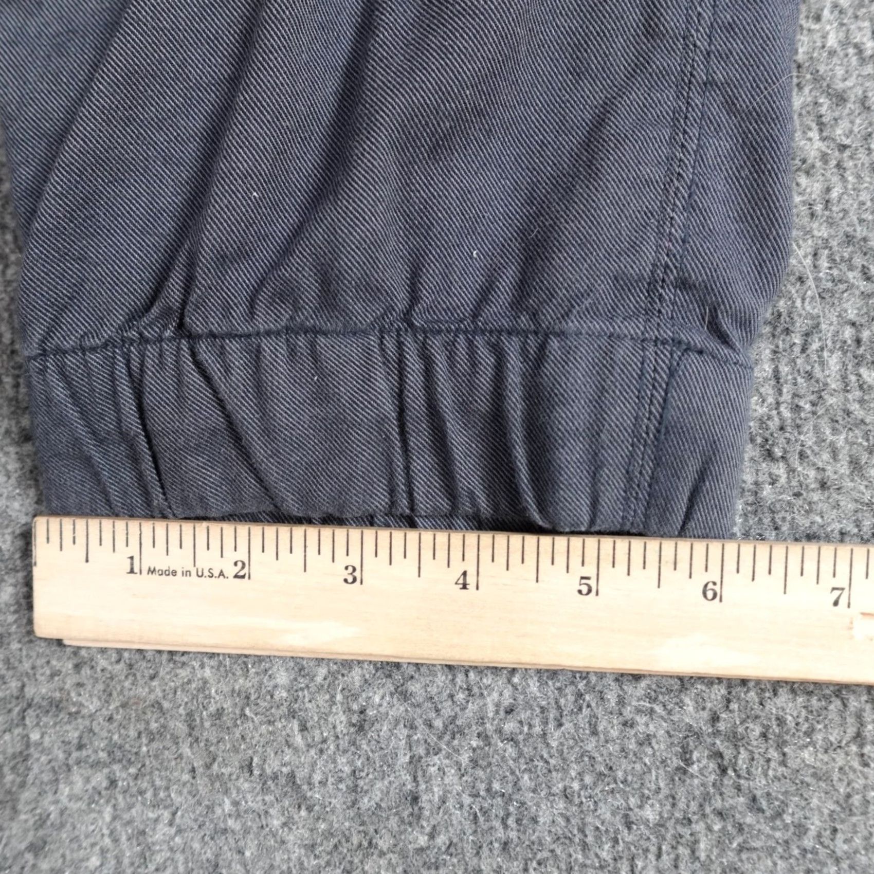 Vintage Mack Weldon Gray L Stretch Waist Jogger Cuff Drawstring Pants Men Regular 28in Inseam Solid Front Flat Front Cotton Blend Jogger Style Size US 33 - 4 Thumbnail