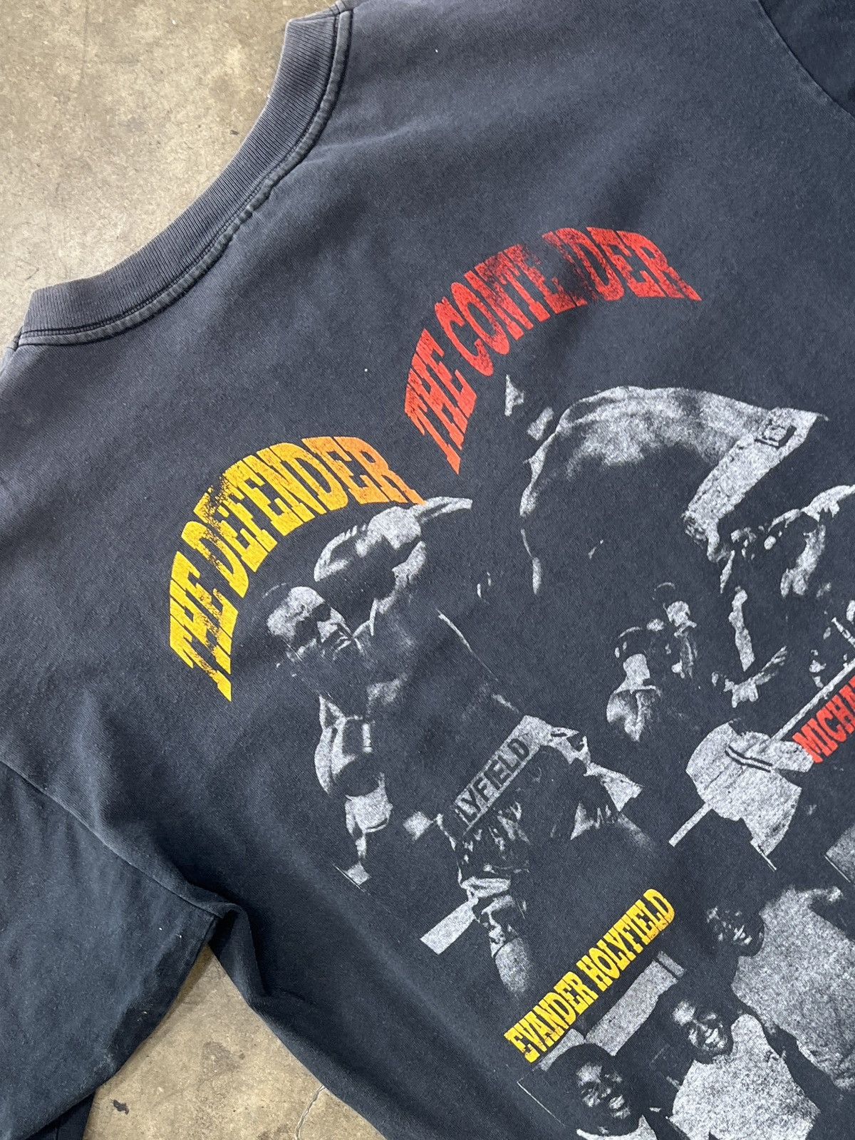 Vintage Vintage Evander Holyfield v. Moorer Heavyweight Boxing Large Size US L / EU 52-54 / 3 - 4 Thumbnail