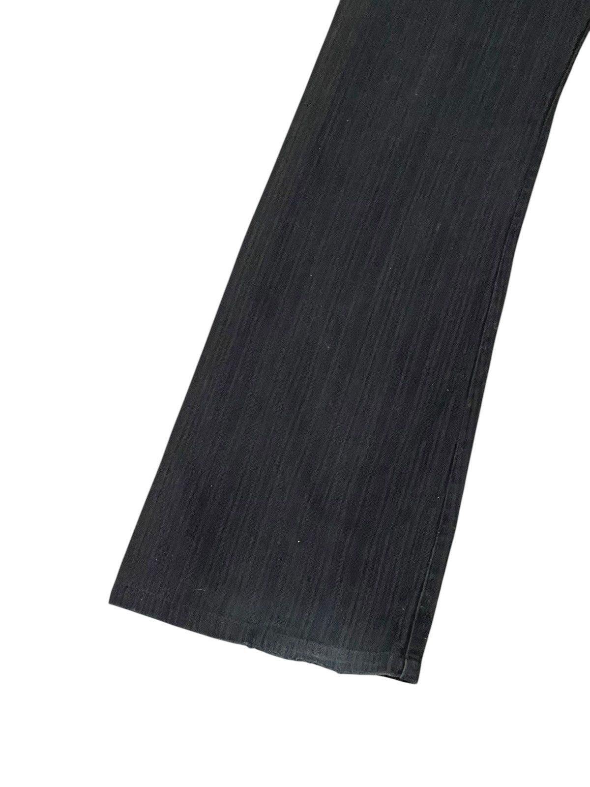 Japanese Brand Flare Jeans Mens Melrose Striped Boot Cut 8🟦 Size US 31 - 14 Thumbnail