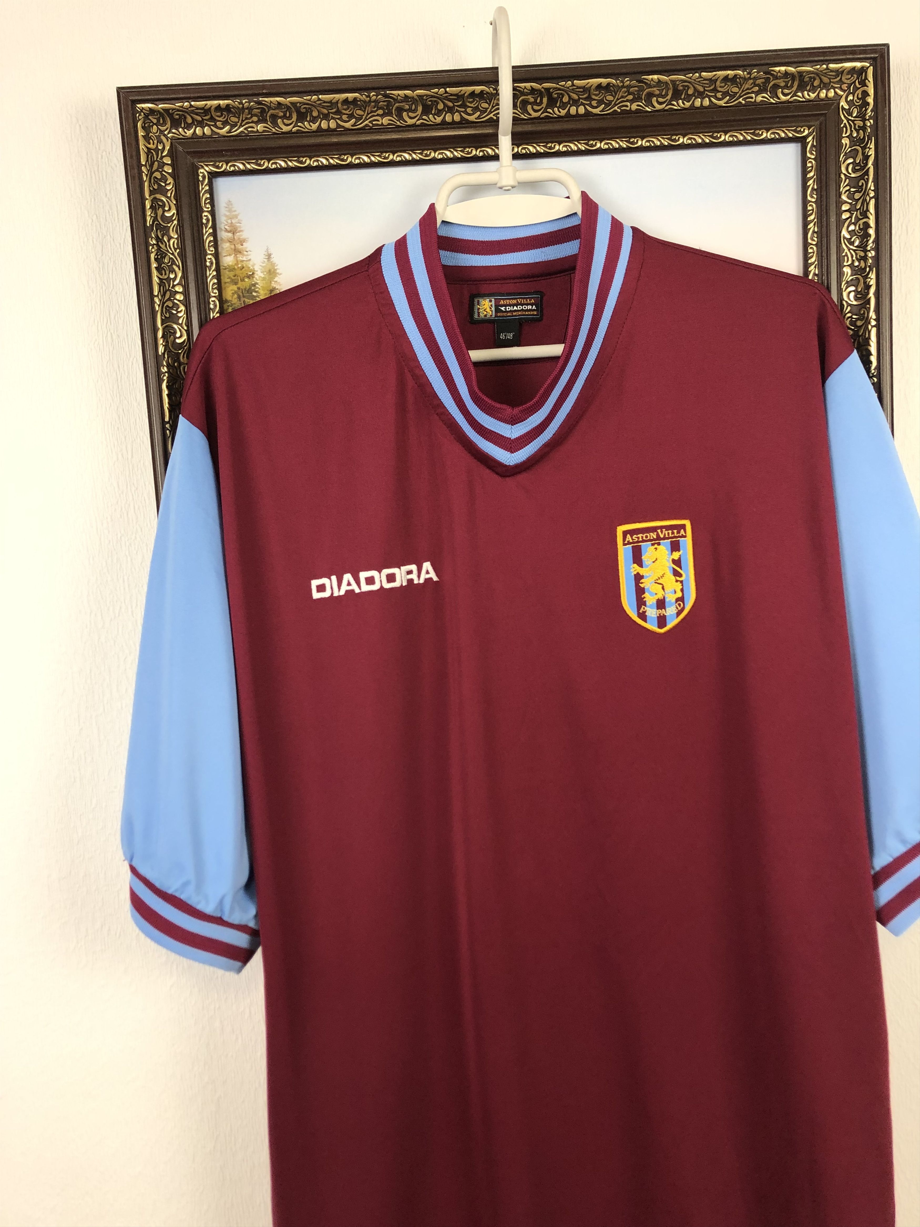 Vintage Aston Villa Home football shirt 2002 Soccer Jersey Rare Size US XL / EU 56 / 4 - 3 Thumbnail