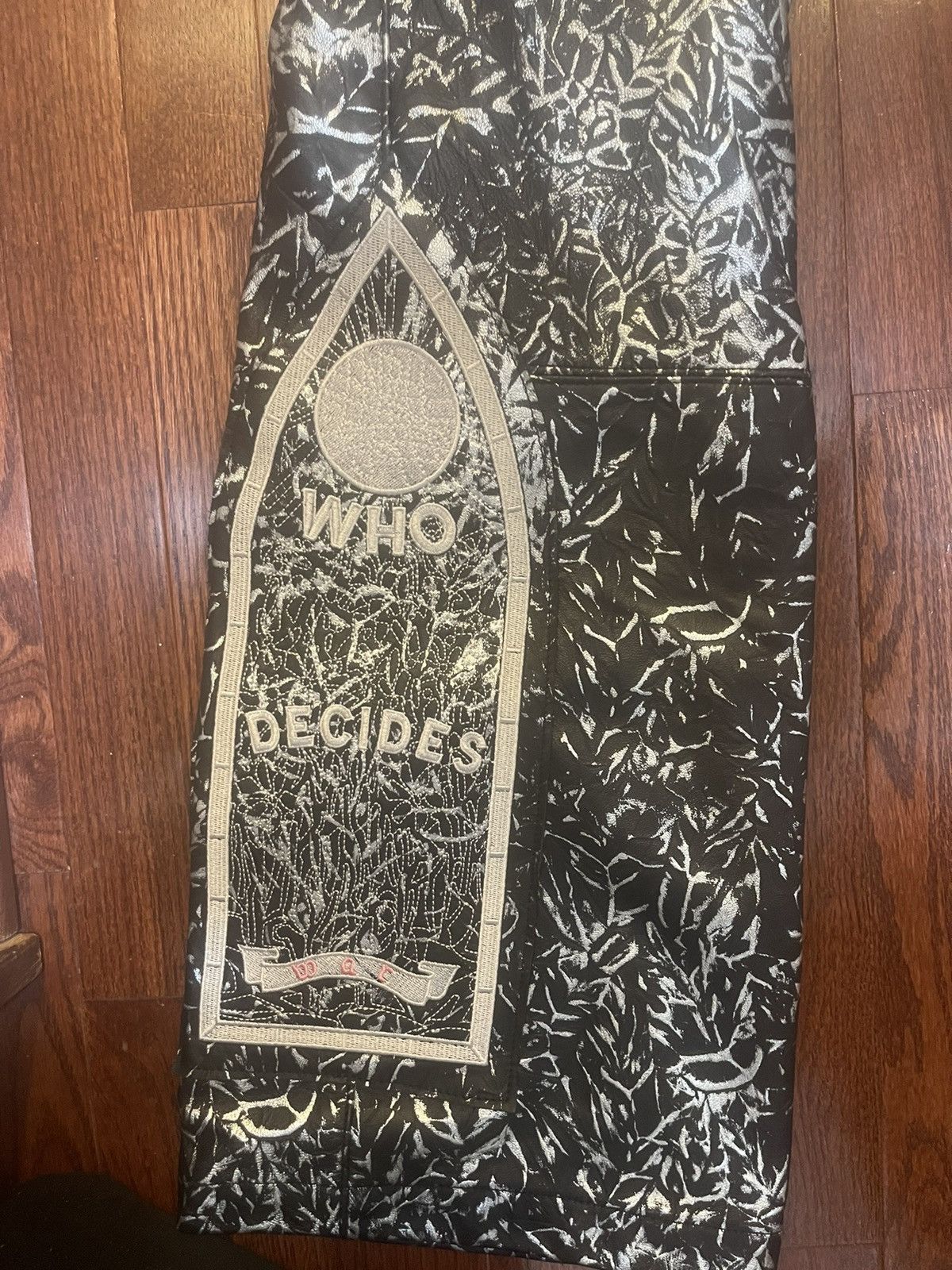 Who Decides War Who Decides War The Garden Glass Throne Black Leather Pants Size US 36 / EU 52 - 2 Thumbnail